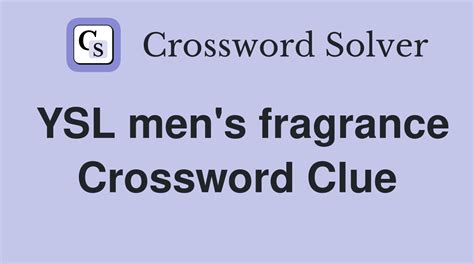 ysl summer fragrances|ysl fragrance crossword.